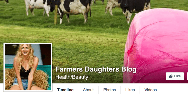 facebook page of the farmers daughters